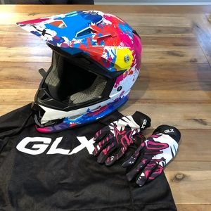 New GLX Dirt Bike Helmet